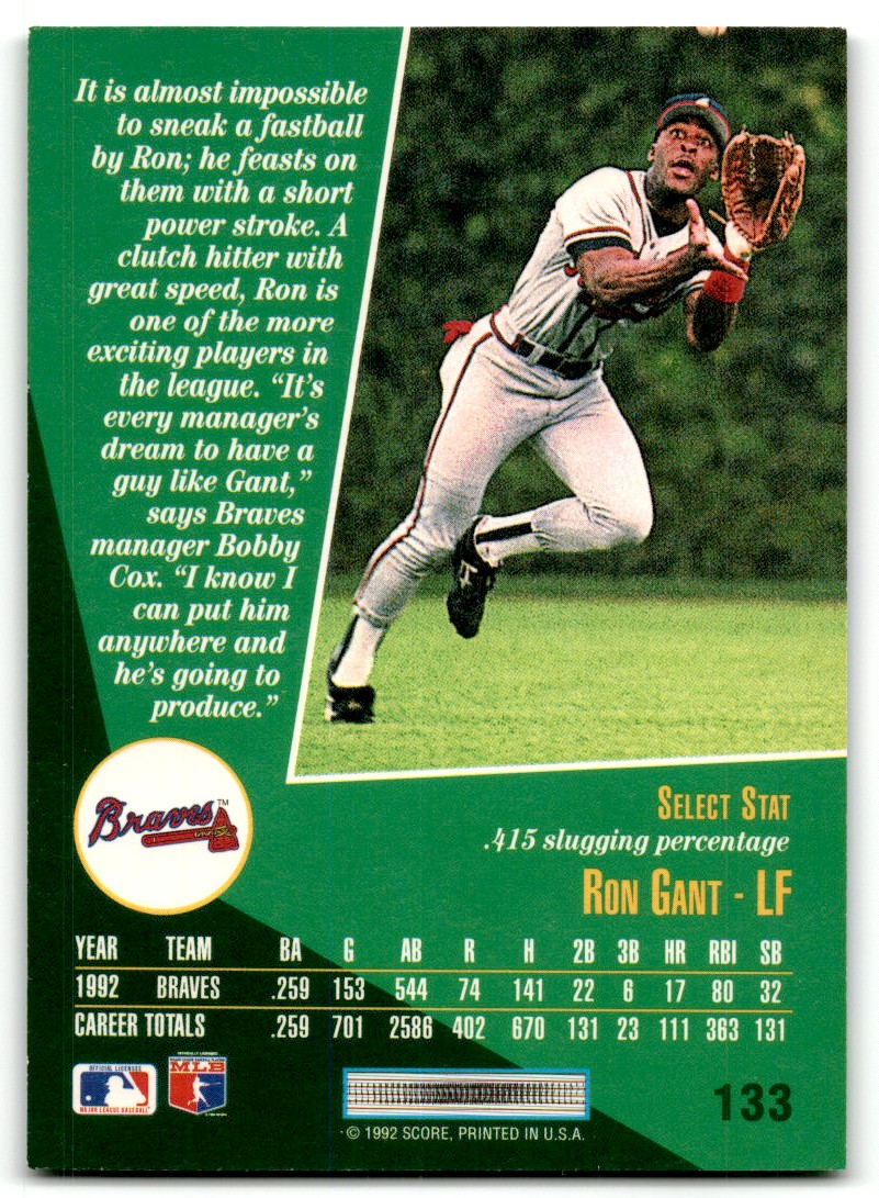 Braves Throwback Thursday: Ron Gant's brilliant 1993 pennant race swan song  - Battery Power