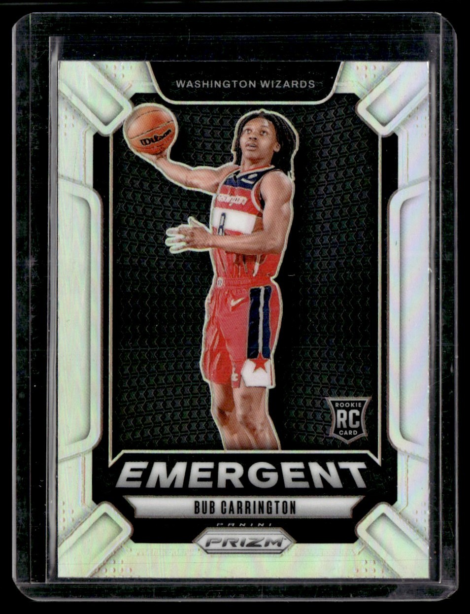 2024-25 Panini Prizm Emergent Rookie Silver Bub Carrington #20 | eBay