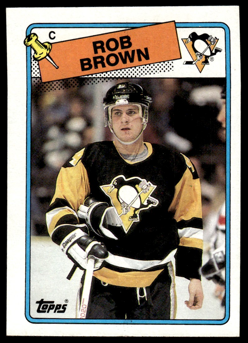 1988-89 Topps Rob Brown #109 card front image