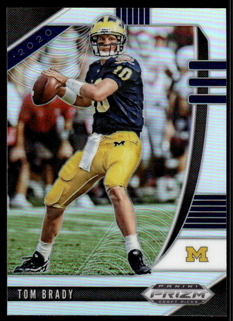 2020 PANINI PRIZM DRAFT PICKS TOM BRADY #97 MICHIGAN WOLVERINES