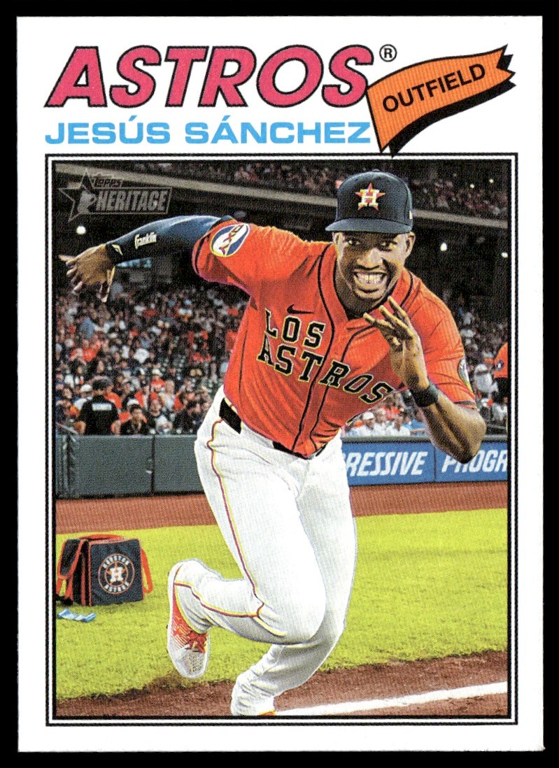 2026 Topps Heritage Base Jesus Sanchez Houston Astros #176 | eBay