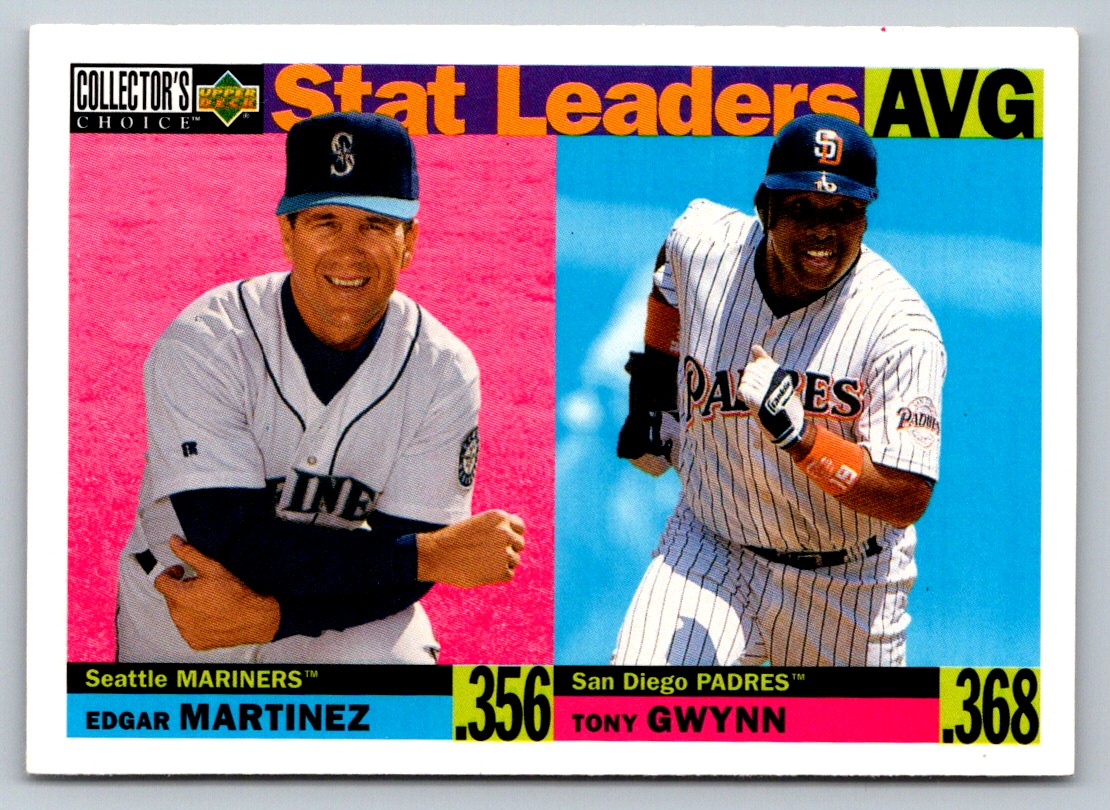 1996 Collector's Choice Edgar Martinez/Tony Gwynn #2