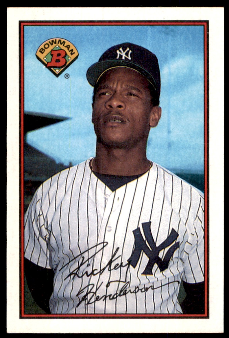 1989 Bowman Rickey Henderson #181