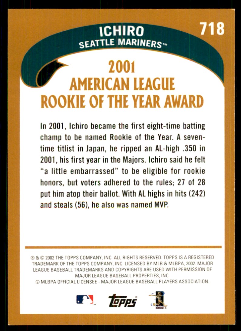 世界で4枚 PSA 7 イチロー Ichiro 2002 TOPPS トレカ 世界で4枚 PSA 7 イチロー Ichiro 2002 TOPPS トレカ