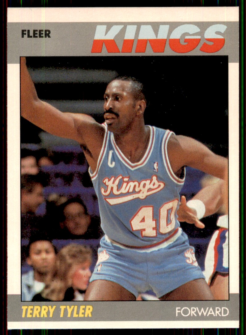 1987-88 Fleer Terry Tyler Sacramento Kings #114 - Picture 1 of 2