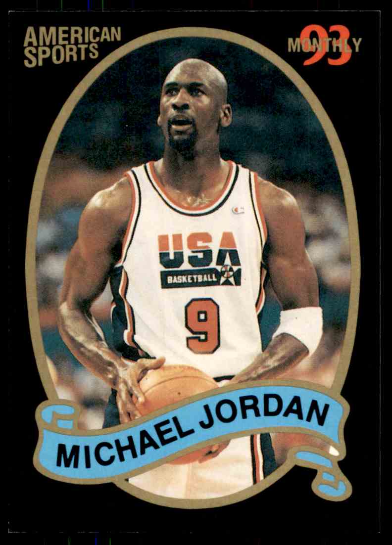 ☆マイケル・ジョーダン☆初代USAドリームチーム・トレカ 1993-94 American Sports Monthly USA Dream Team Michael Jordan RARE