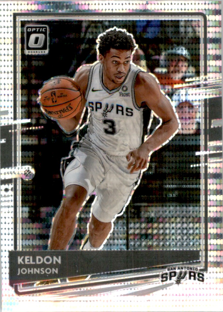 2020-21 Donruss Optic Target Box Set Keldon Johnson #10 card front image