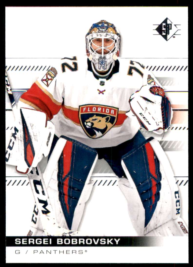 2019-20 SP Sergei Bobrovsky #15 on Kronozio