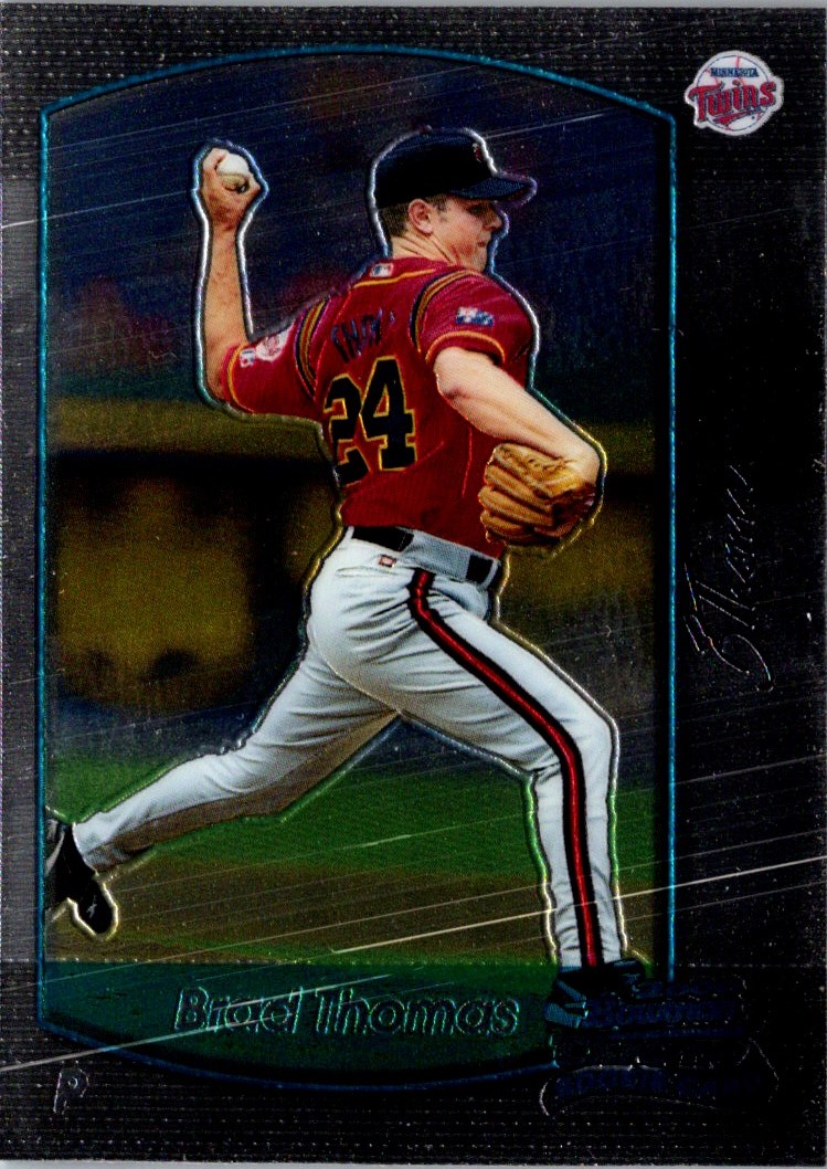 2000 Bowman Draft Picks & Prospects Chrome Brad Thomas #67