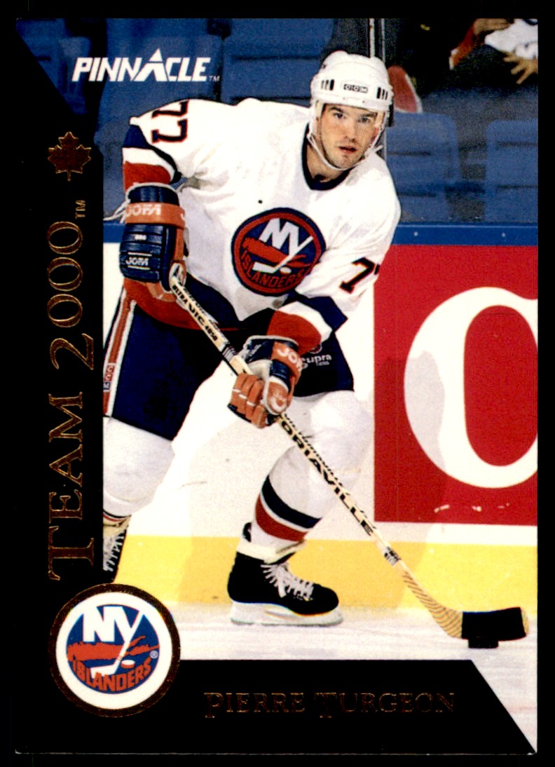1992-93 Pinnacle Team 2000 Canadian Pierre Turgeon #17 card front image