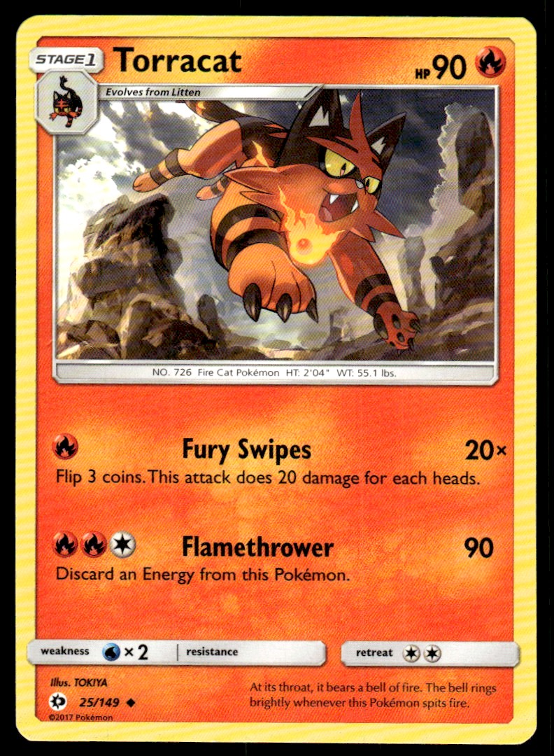 moon kitty pokemon card value Torracat (28/214) [Sun & Moon: Unbroken Bonds] Colorless Blood Moon duringyour next turn Bloodmoon Ursaluna ex 141/167 -
