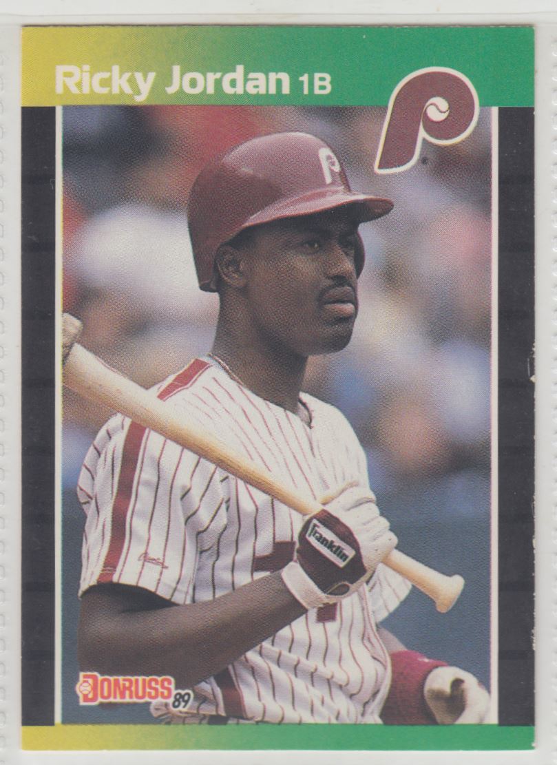 1989 Donruss Ricky Jordan #624 card front image