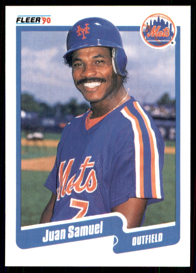 1990 Fleer Juan Samuel #215 on Kronozio