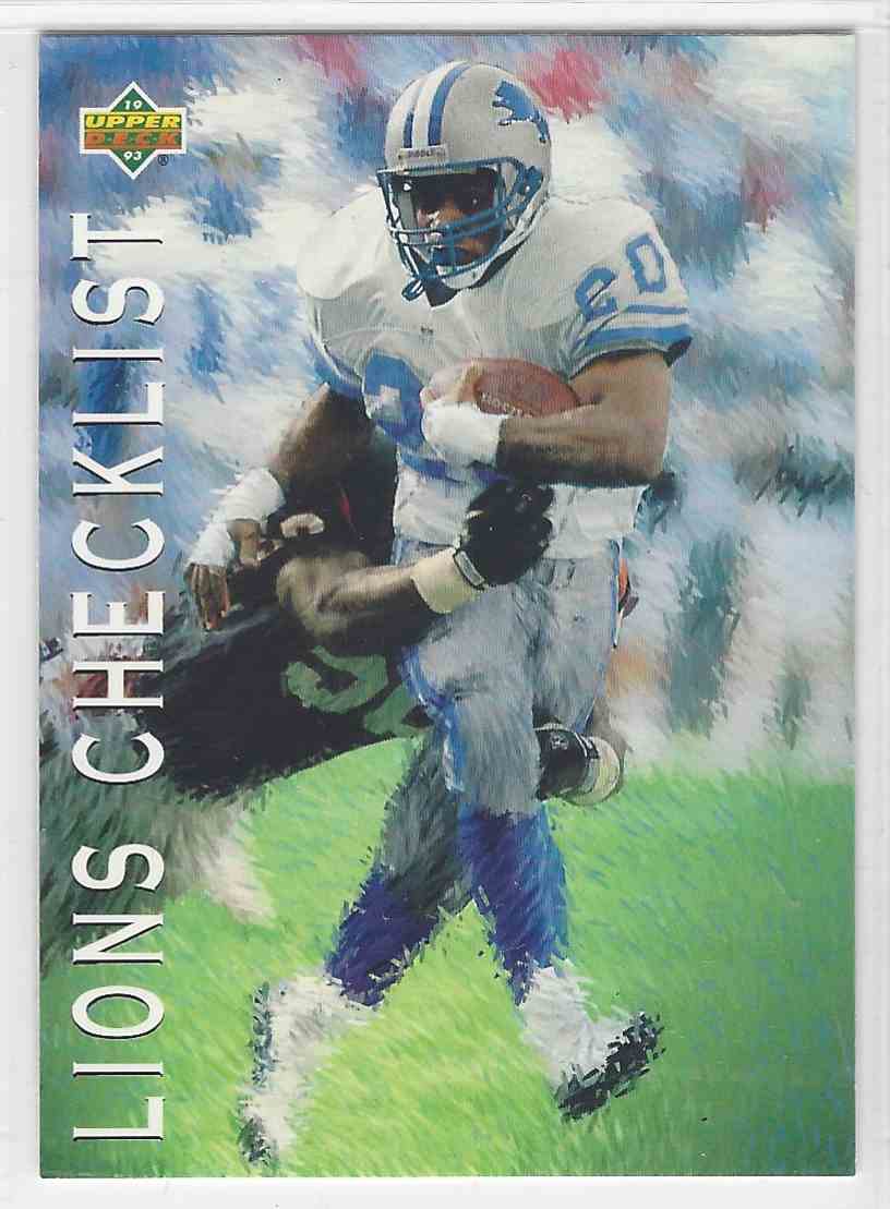 1993 Upper Deck Barry Sanders 80 on Kronozio