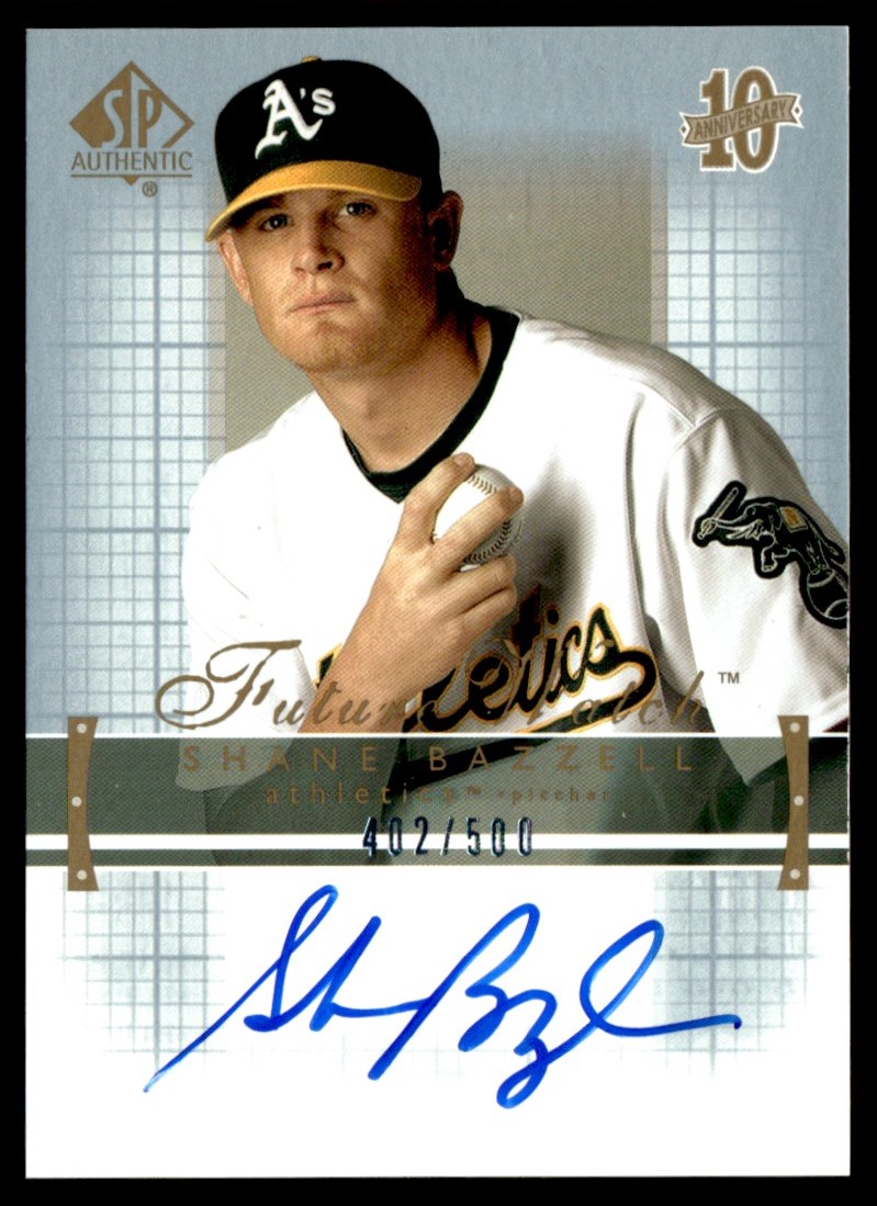 2003 SP Authentic Shane Bazzell Rookie Auto 402/500 Oakland