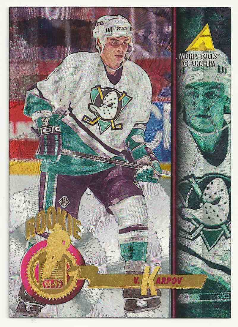 1994-95 Pinnacle Rink Collection Valeri Karpov #486