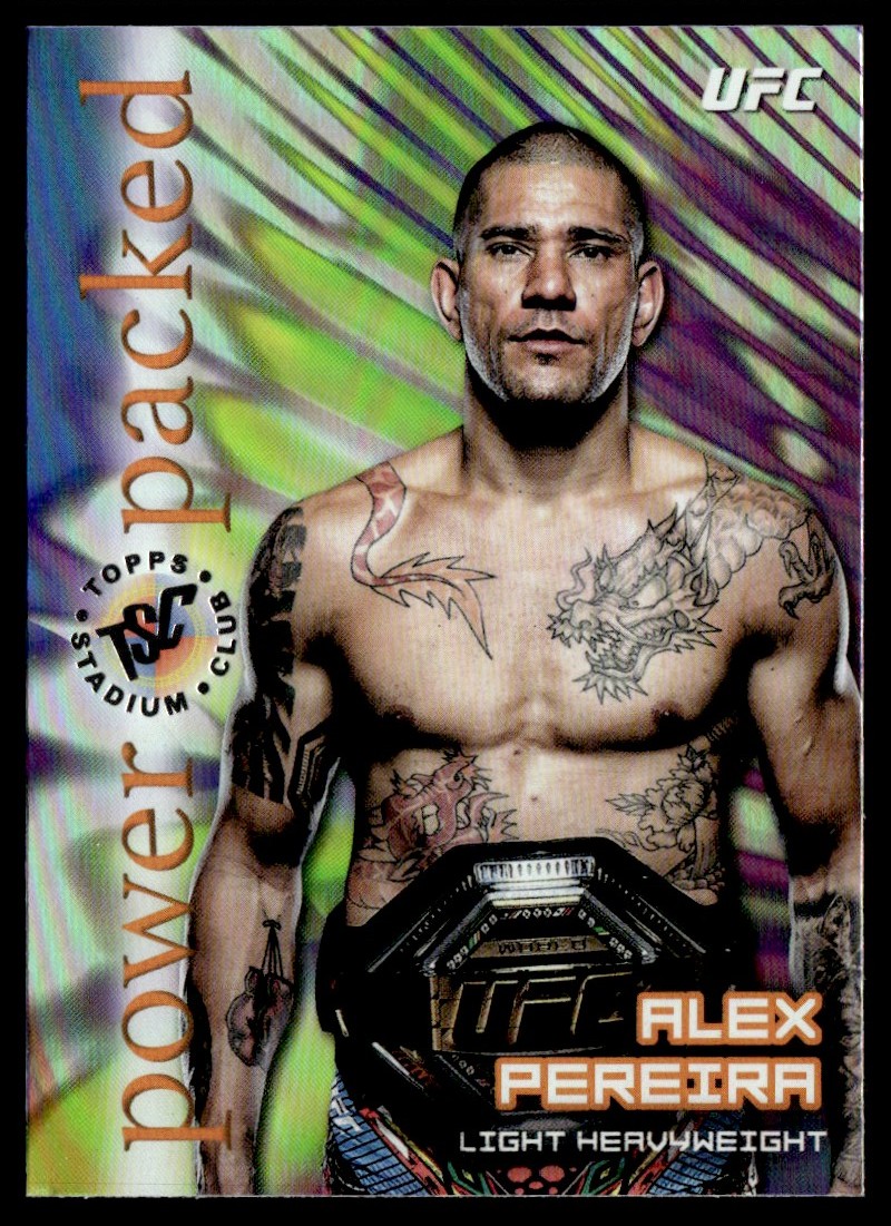 2025 Topps Stadium Club UFC Power Packed Alex Pereira #PD-20 | eBay