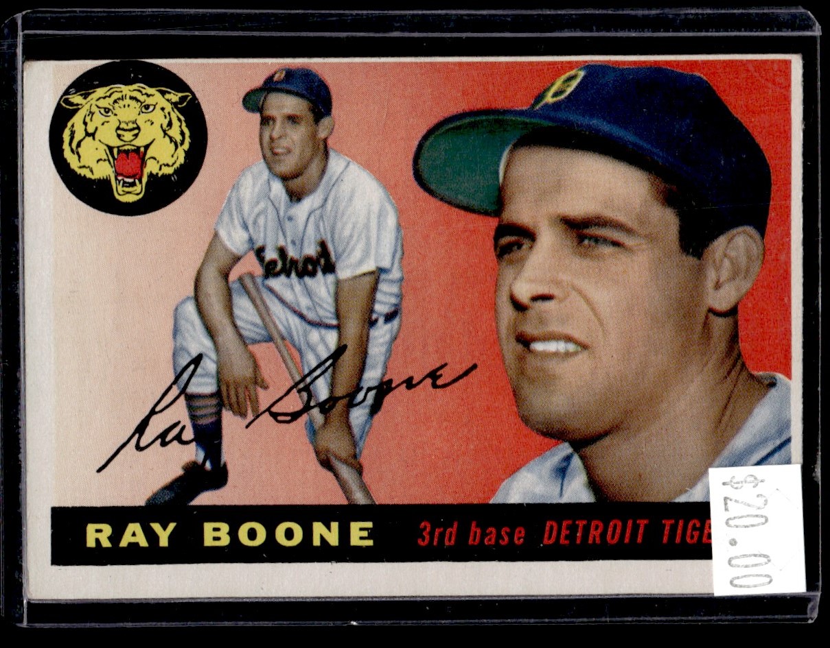 1955 Topps Ray Boone #65 card front image