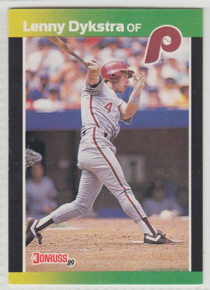 1989 Donruss Baseball's Best Len Dykstra #159 card front image