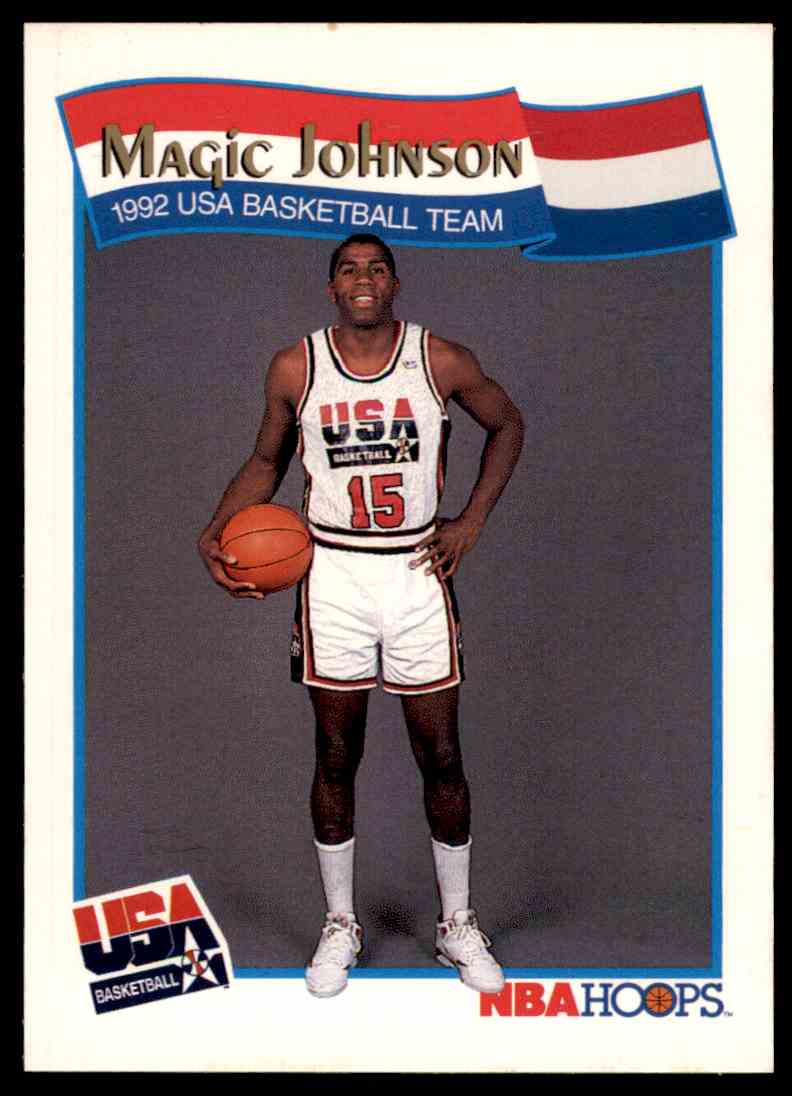 magic johnson usa basketball jersey