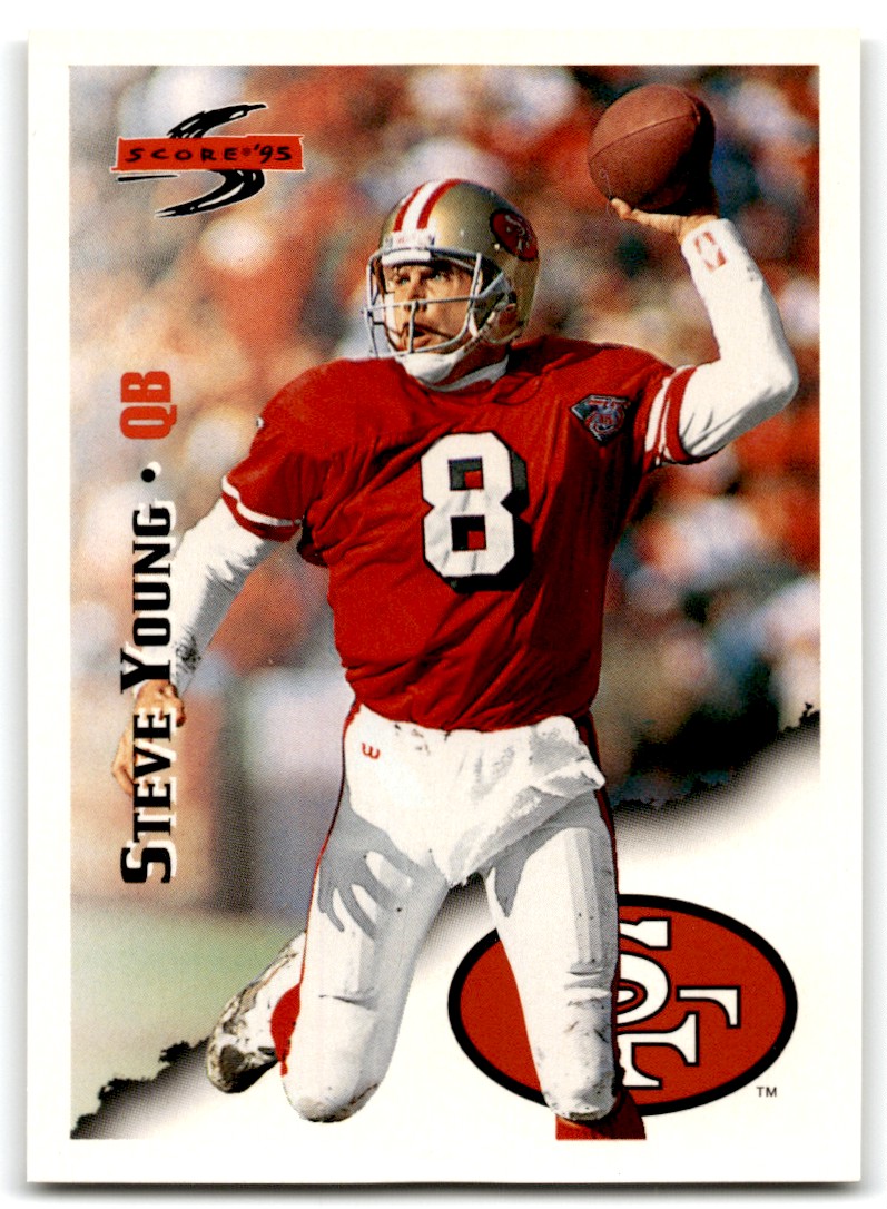 1995 SCORE STEVE YOUNG SAN FRANCISCO 49ERS #1 | eBay