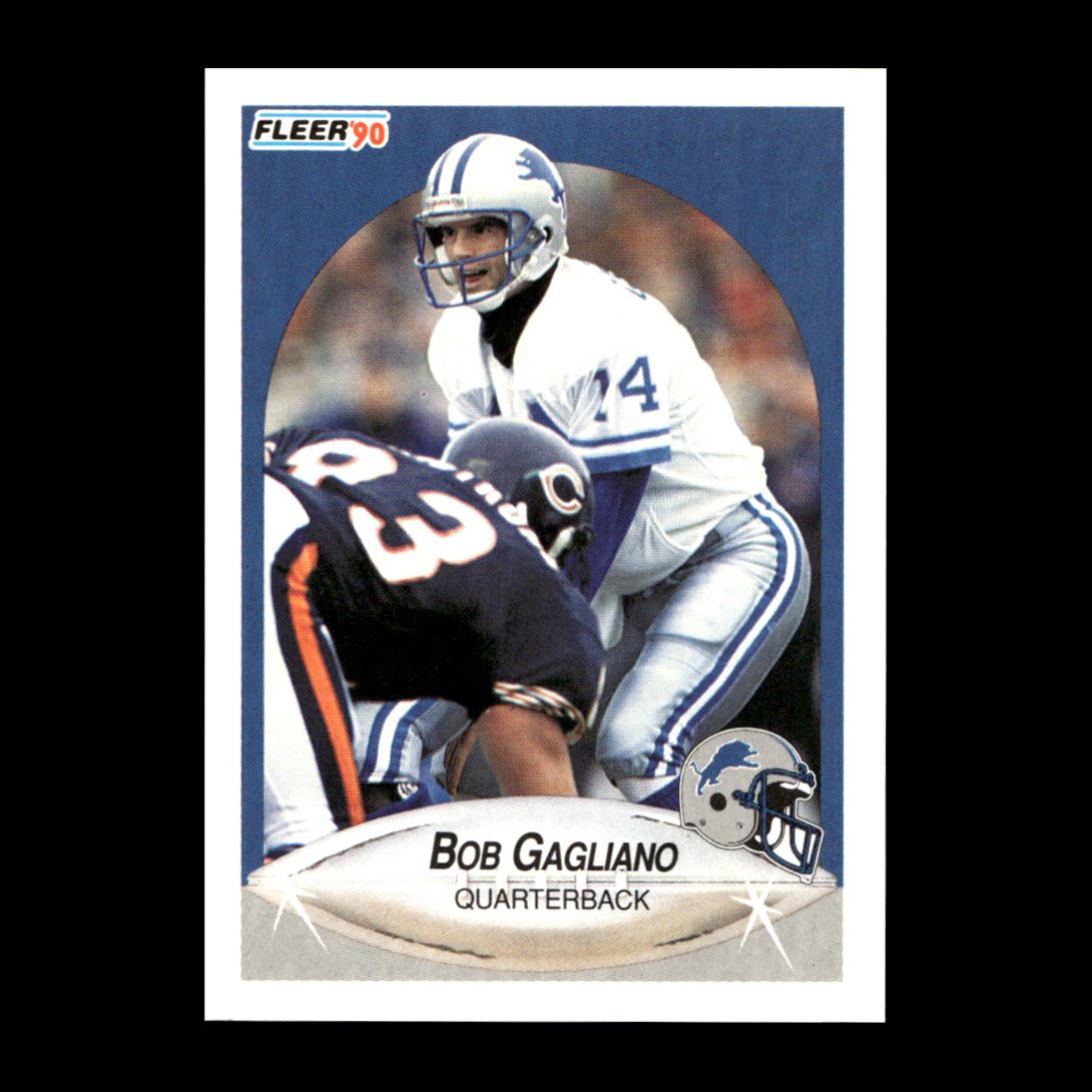 Bob Gagliano 1990 Fleer Detroit Lions #280 R325C 82 | eBay