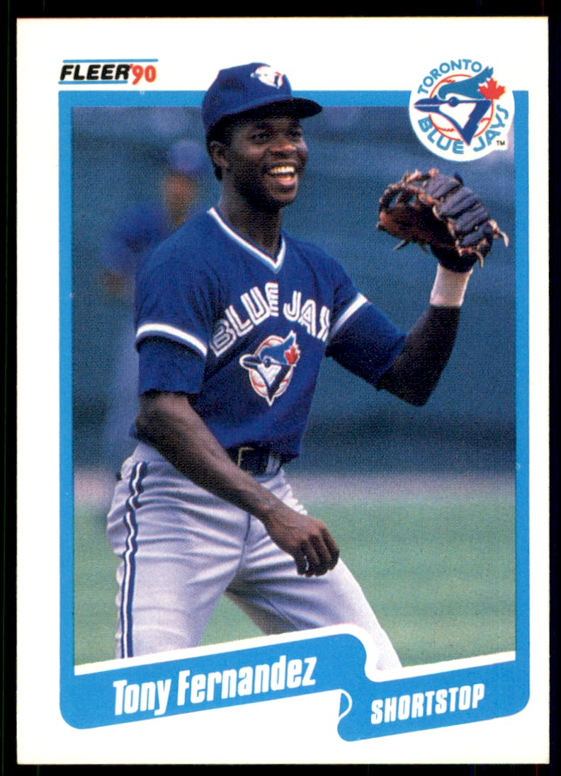 1990 Fleer Tony Fernandez Toronto Blue Jays #80 | eBay