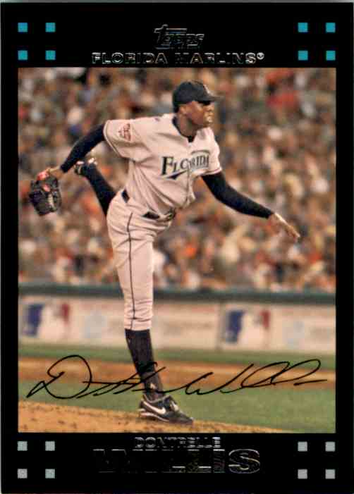 2007 Topps Dontrelle Willis #100 card front image