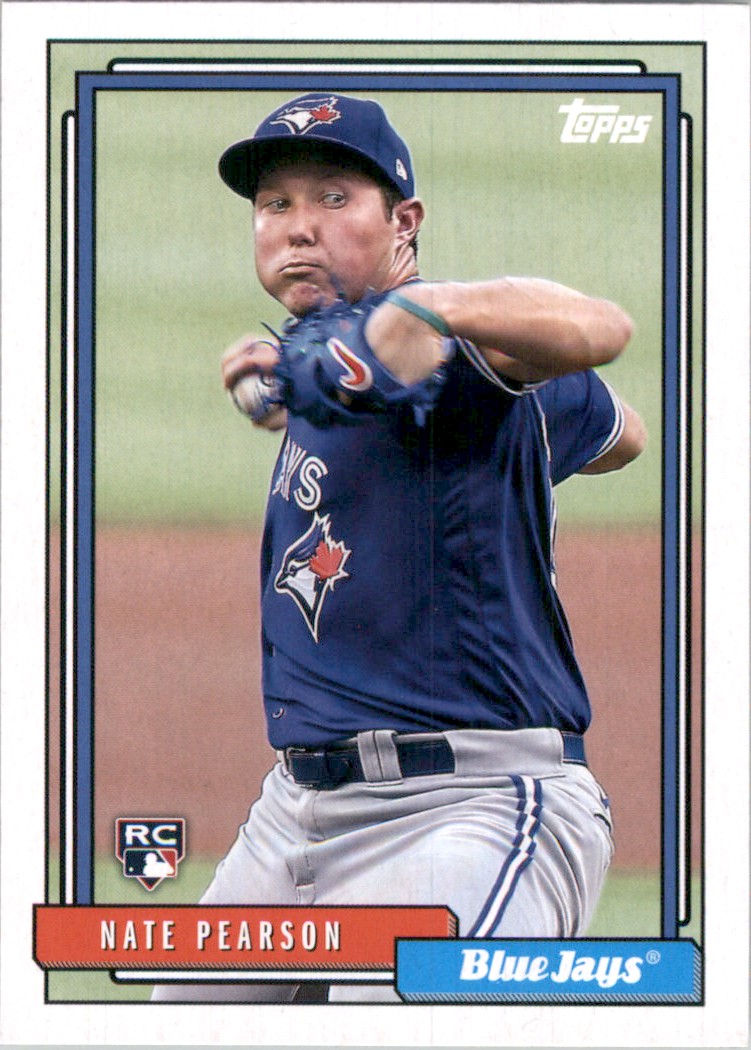2021 Topps Update '92 Topps Redux Nate Pearson #T9248 card front image