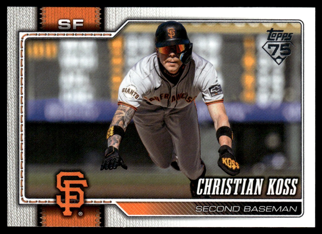 2026 Topps Series 2 Base Christian Koss San Francisco Giants #472