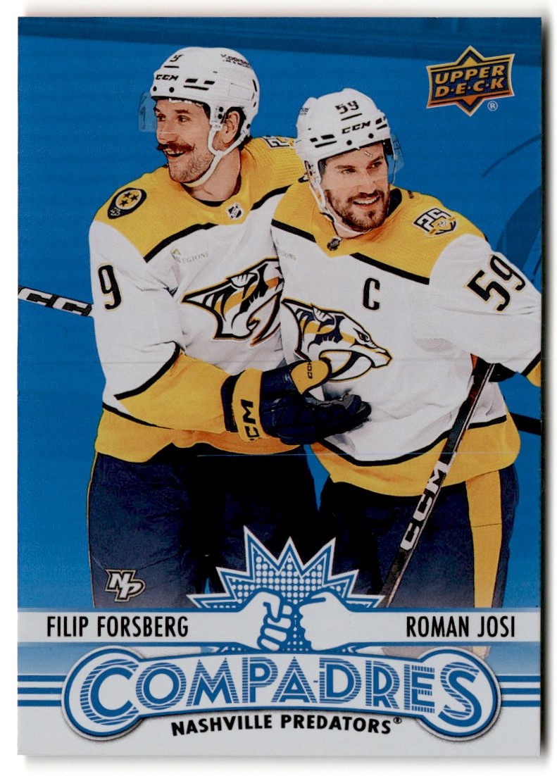 Filip Forsberg / Roman Josi 2025-26 Upper Deck Compadres #CM-4