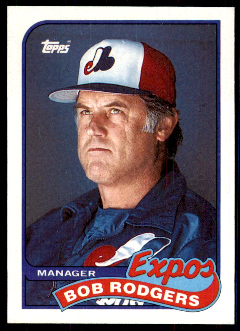 1989 Topps Baseball Card Bob Rodgers #474 on Kronozio