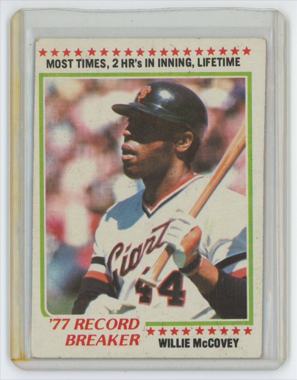 1978 Topps Willie McCovey #3