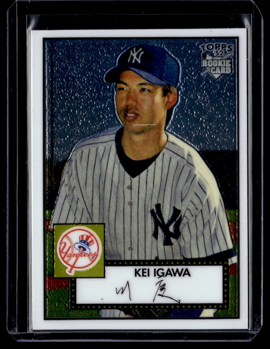 2007 Topps Rookie 1952 Edition Chrome Kei Igawa #TCRC53 card front image