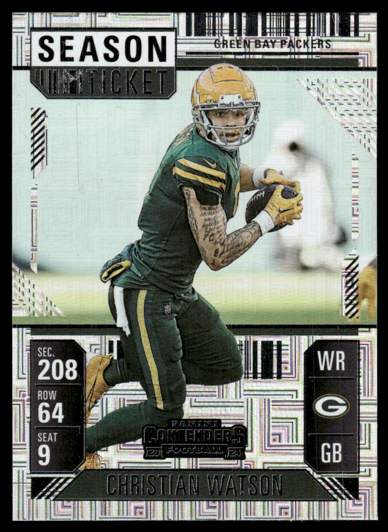 2024 Panini Contenders Season Ticket Retail Christian Watson Green
