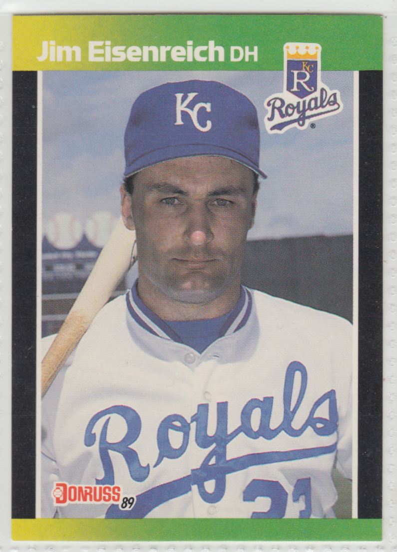 1989 Donruss Baseball's Best Jim Eisenreich #306 card front image