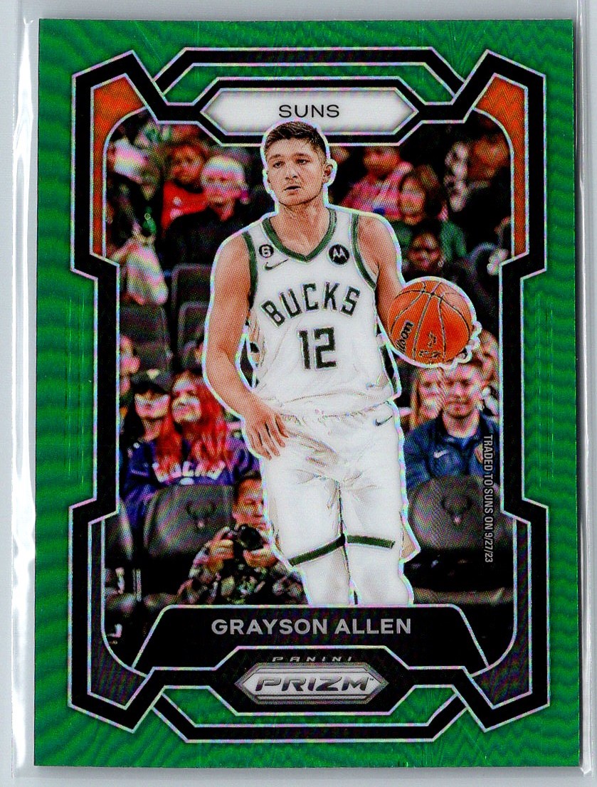 2023-24 PANINI PRIZM GREEN GRAYSON ALLEN PHOENIX SUNS #226