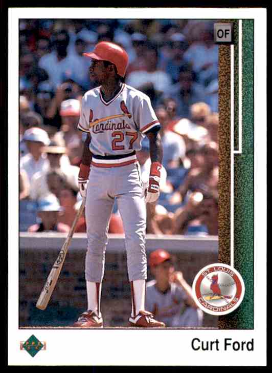 1989 Upper Deck Curt Ford #309 card front image
