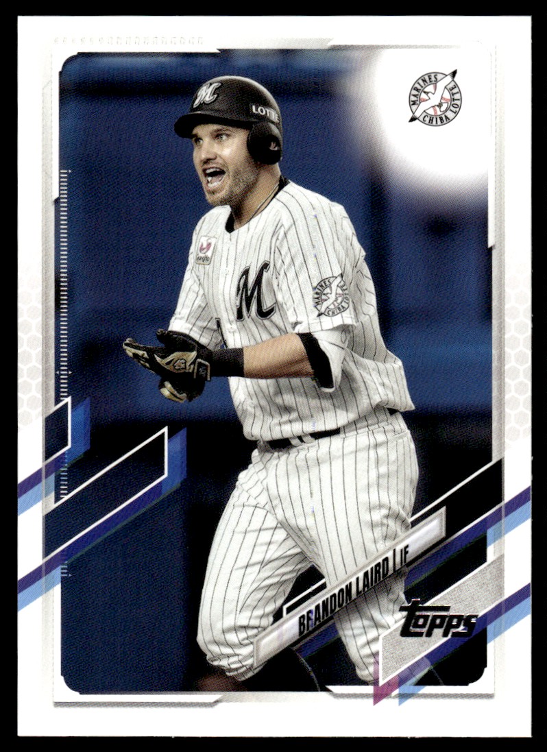 2021 Topps NPB Baseball Card Brandon Laird Chiba Lotte Marines