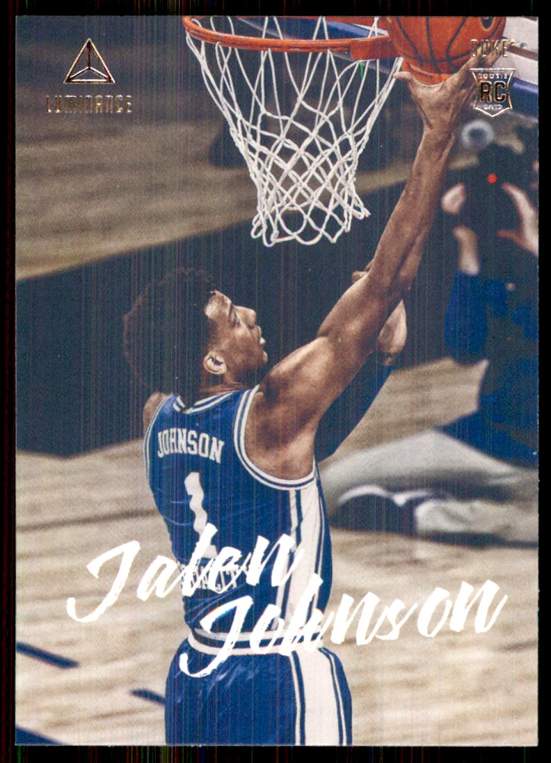 2021-22 Panini Chronicles Draft Picks Jalen Johnson/Luminance #88 card front image