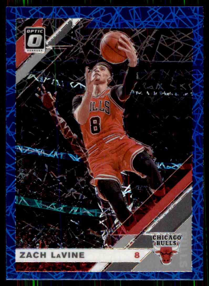 2019-20 Donruss Optic Blue Velocity Zach LaVine #64 on ...