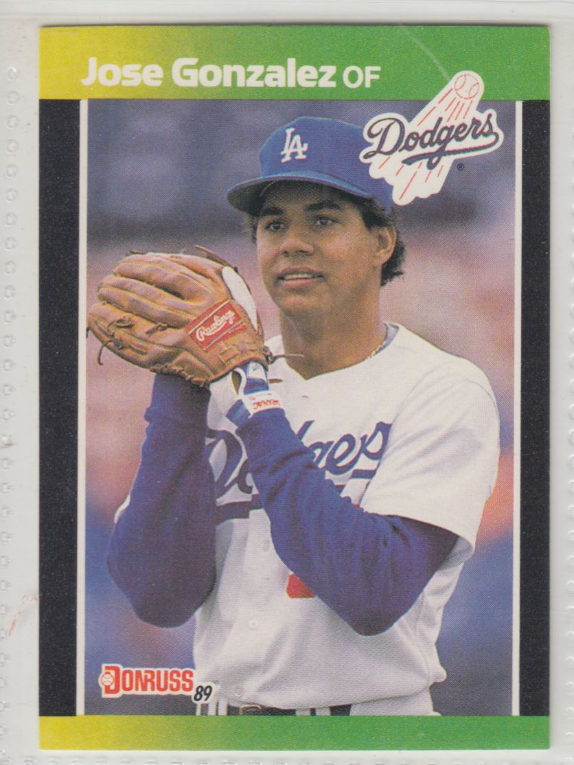 1989 Donruss Baseball's Best Jose Gonzalez #260 card front image