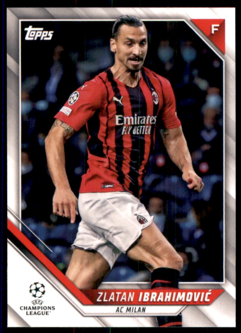 2021 Topps UEFA Champions League Zlatan Ibrahimovic #52 card front image