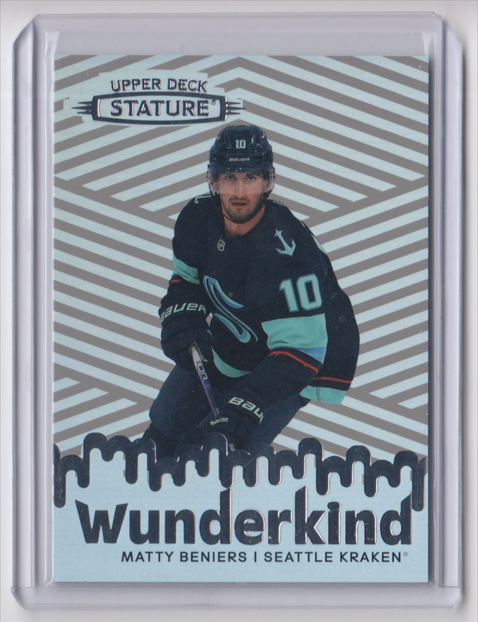 2022-23 Upper Deck Stature Wunderkind Matty Beniers RC