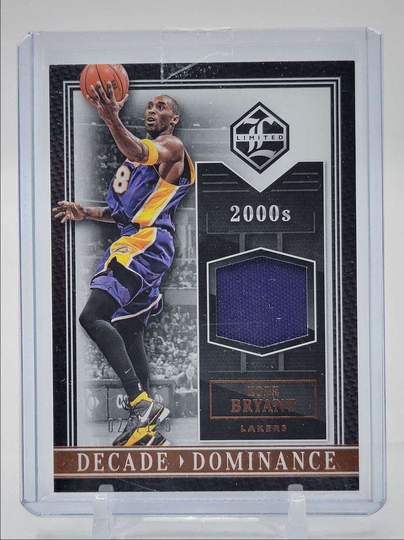KOBE BRYANT 2015-16 LIMITED DECADE DOMINANCE WORN PATCH