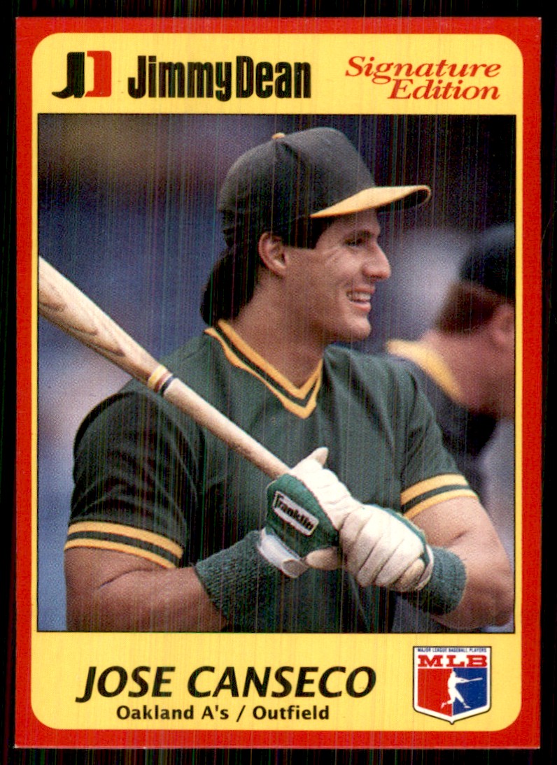 MLB Jose Canseco Signed Trading Cards, Collectible Jose Canseco