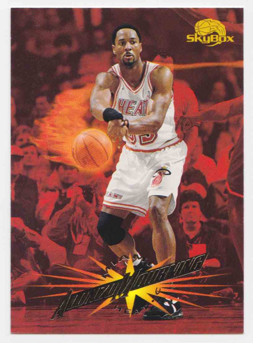 1995-96 Skybox Premium Base Alonzo Mourning #182 on Kronozio