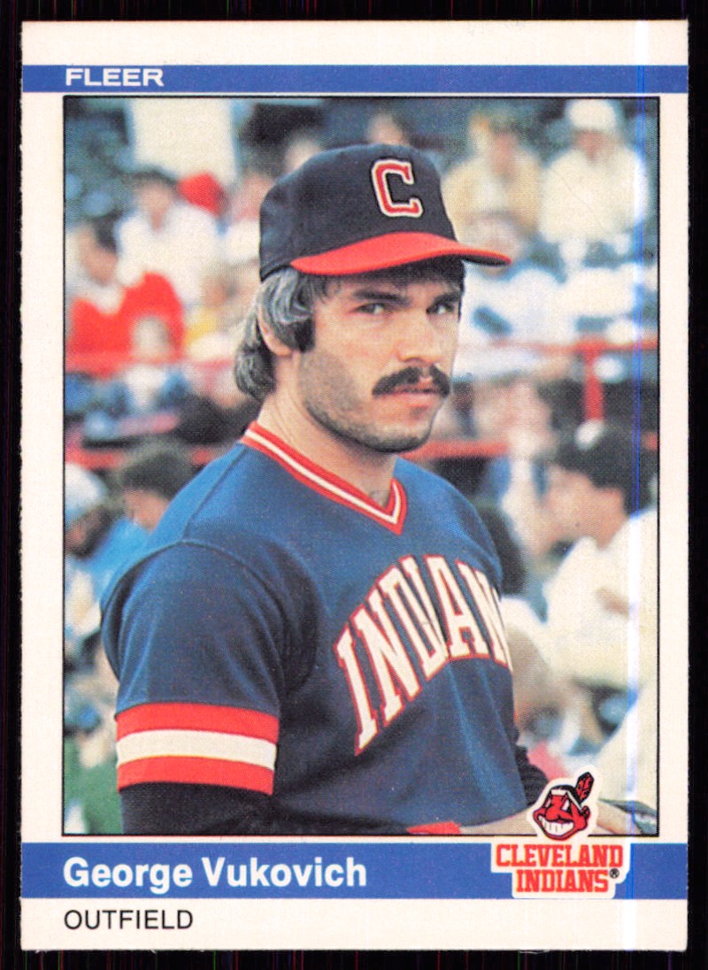 コレクション 0555 1984 Fleer George Vukovich Cleveland Indians #555 | eBay