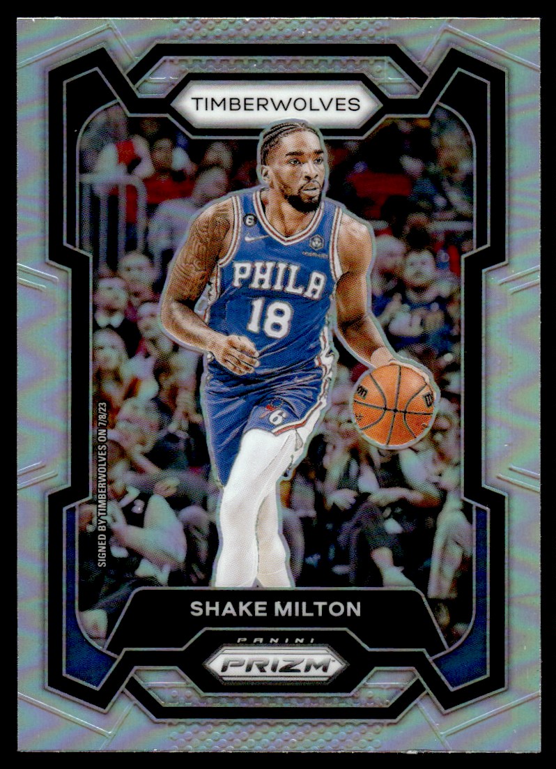2023-24 Panini Prizm Silver Shake Milton Philadelphia 76ers #215