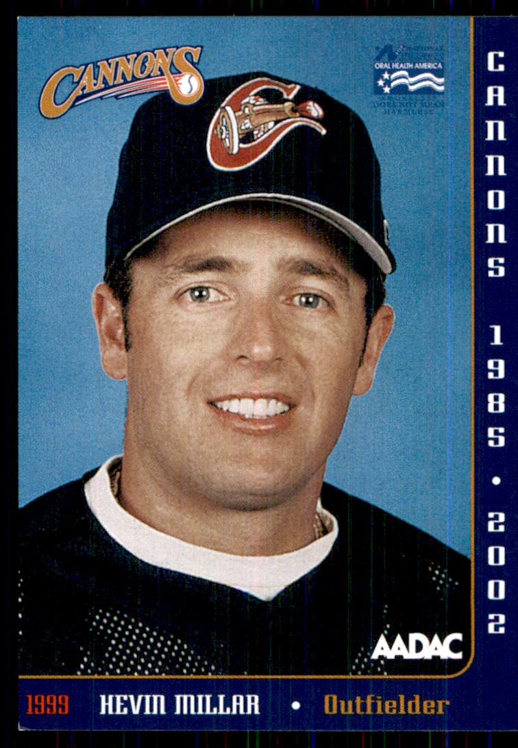 2002 AADAC Calgary Cannons All-Time Team Kevin Millar #NNO card front image